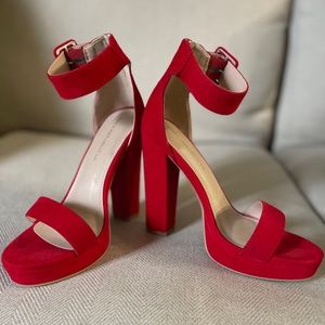 BLOCK PLATFORM HIGH HEELS